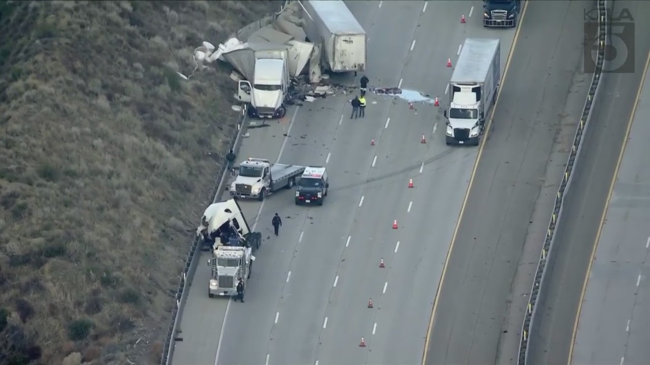 5 Freeway big rig crash