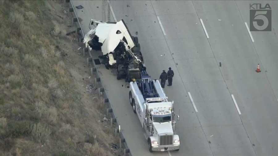 5 Freeway big rig crash