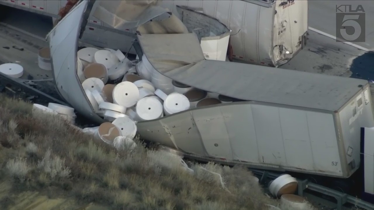 5 Freeway big rig crash