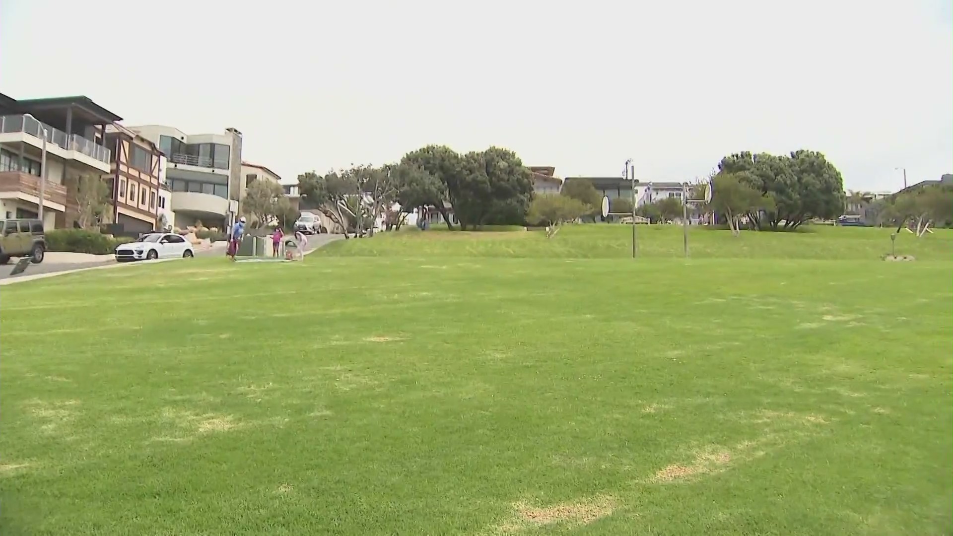 Bruce's Beach Park in Manhattan Beach, California. (KTLA)