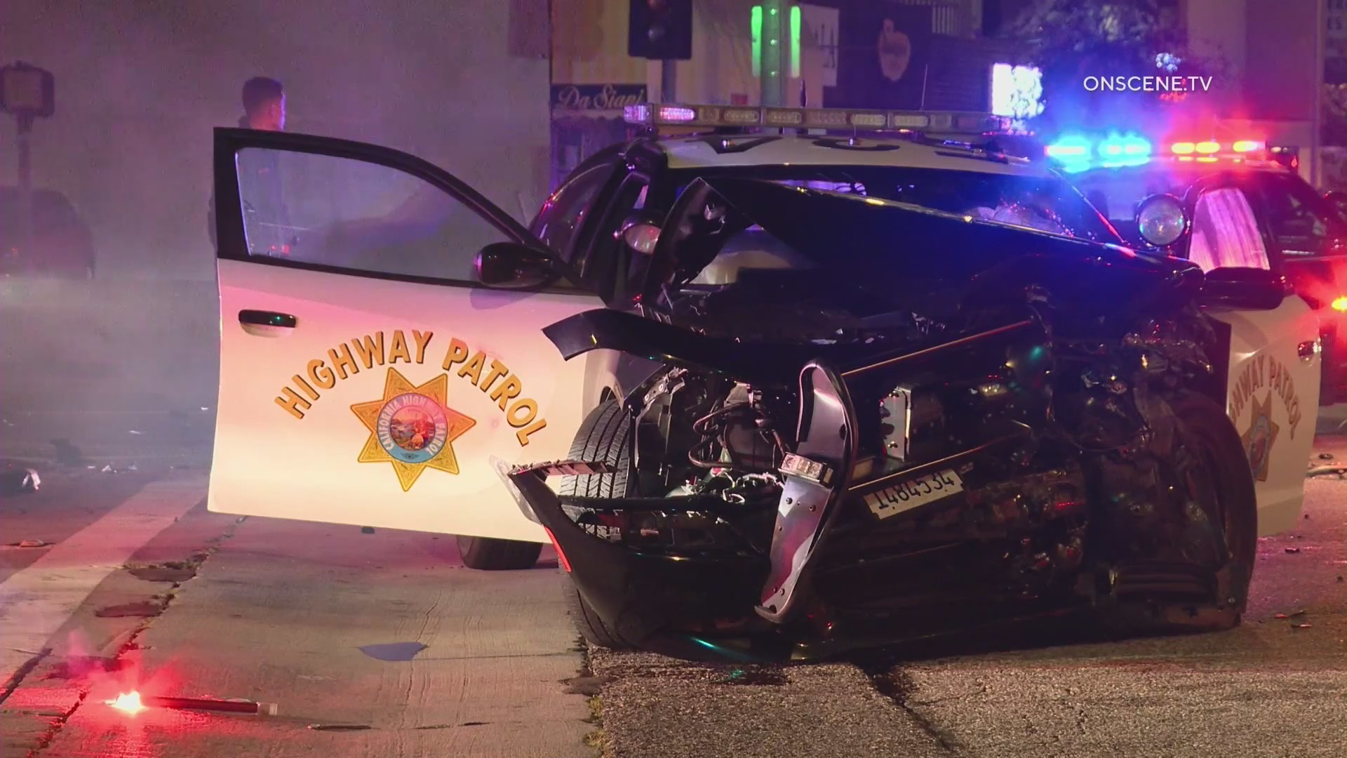 CHP crash Sherman Oaks