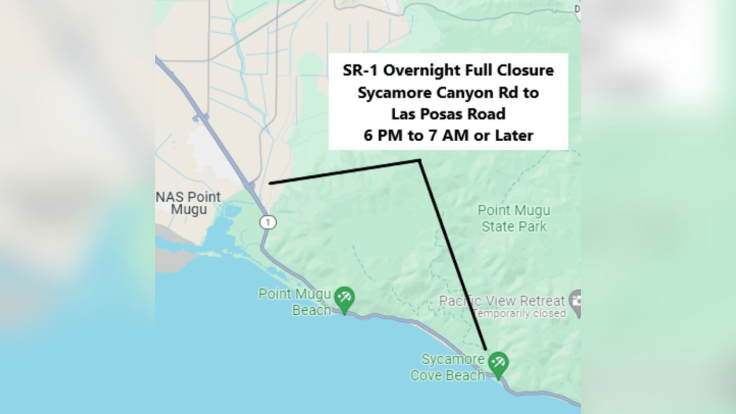 Malibu PCH closure