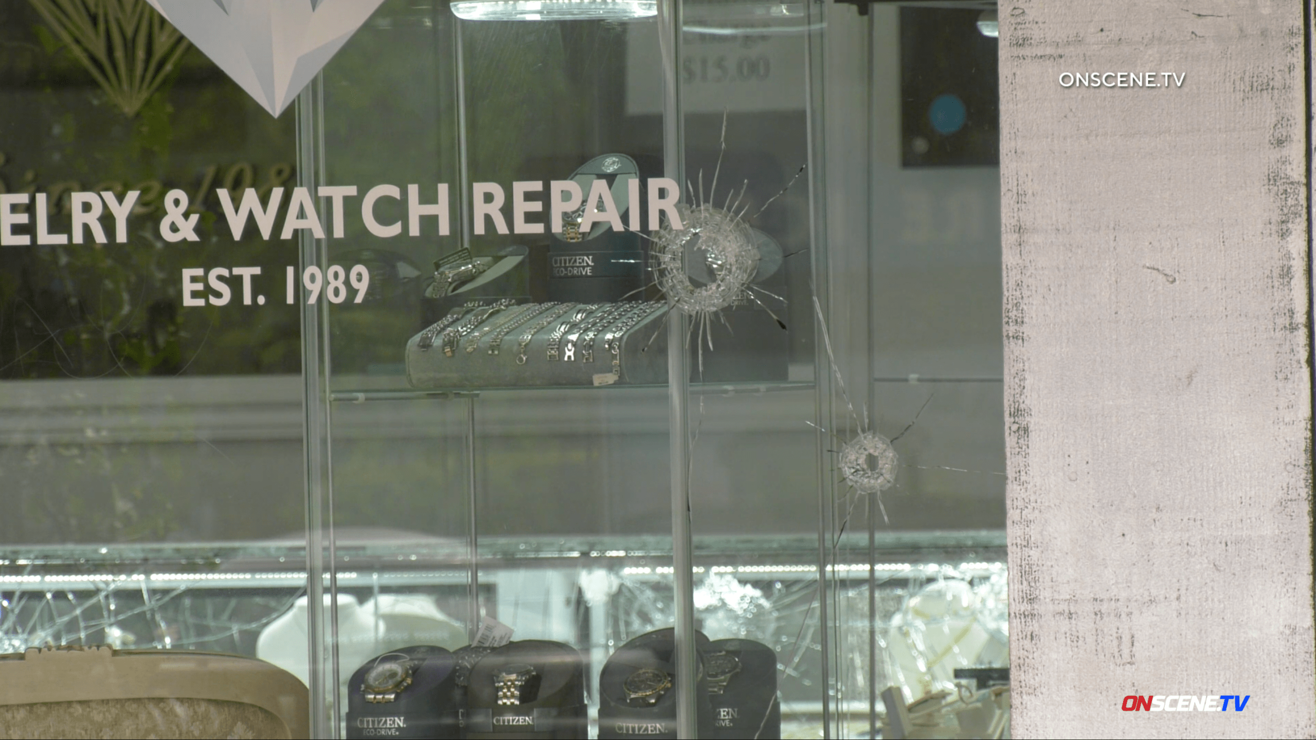 Riverside smash and grab