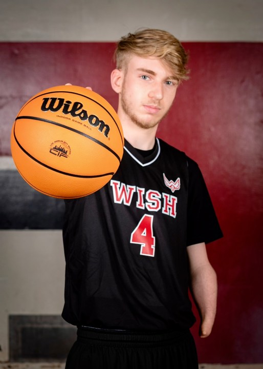 Aidan Goldstein shown in this undated photo provided by WISH Charter Schools. Aidan is nominated for the 2024 Jersey Mike's Naismith Courage Award.