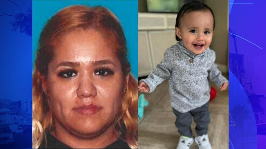 Brigette Benitez, 31, and Miguel Eduardo Medina, 15 months old, in photos from the Los Angeles County Sheriff’s Department.