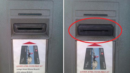 ATM skimmer