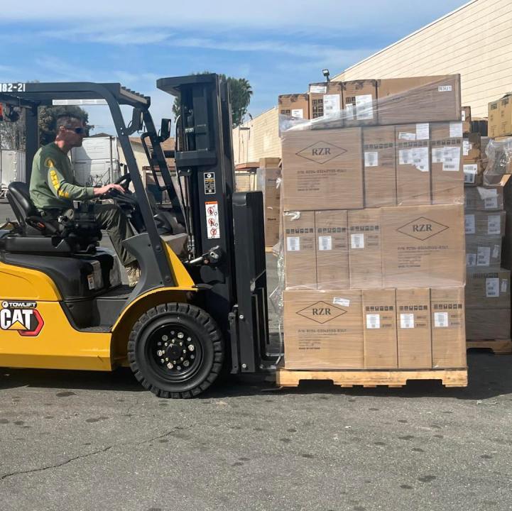 Over $1.5 million worth of stolen merchandise was found during a retail theft bust in Riverside County on Feb. 6, 2024. (Riverside County Sheriff’s Office)