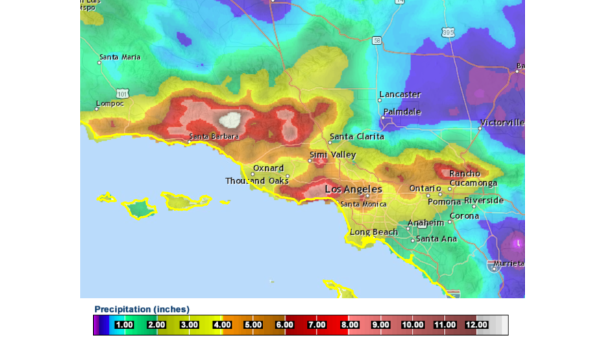 Storm Rain Totals