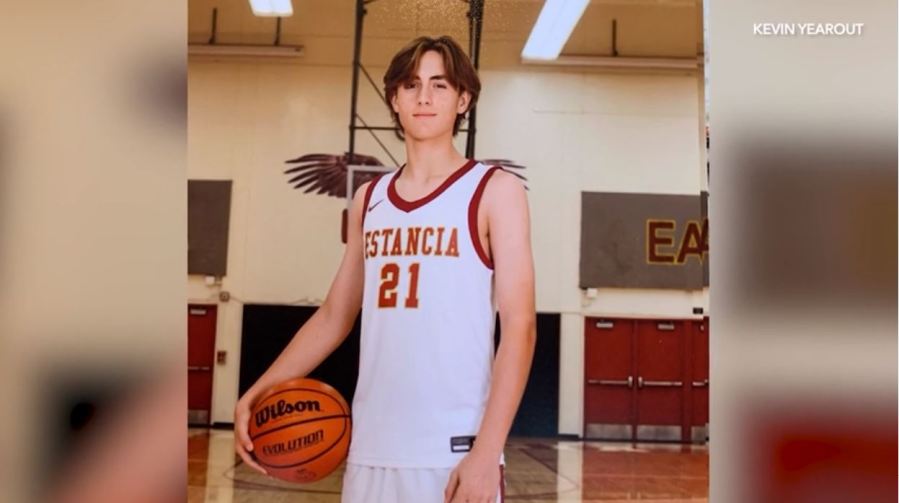 Nolan Yearout, 15, was hospitalized after being diagnosed with myocarditis, a rare heart condition that involves inflammation of a muscular layer of the heart wall. (Yearout Family)