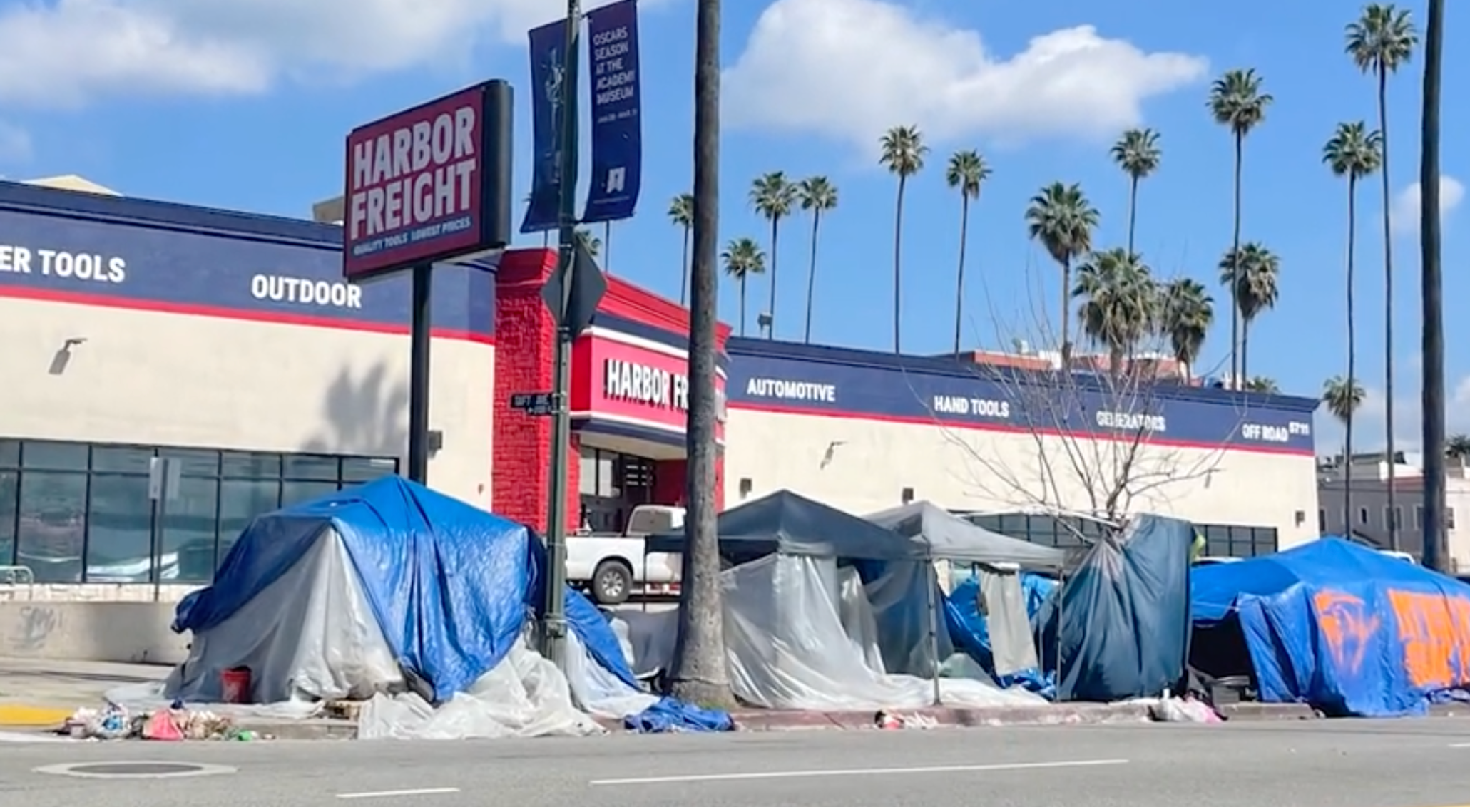 Trash-strewn tent city in Hollywood a hotspot for drug trade, residents say