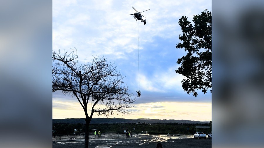 Horse and rider rescued from Santa Ana River