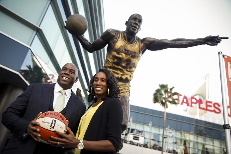 Magic and Lisa Leslie