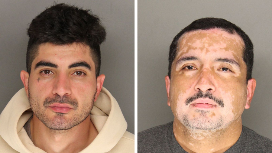 Henry Rostomyan (left) and Ricardo Martin Del Campo (right) are shown in these undated mugshots provided by the Santa Barbara County Sheriff's Office.