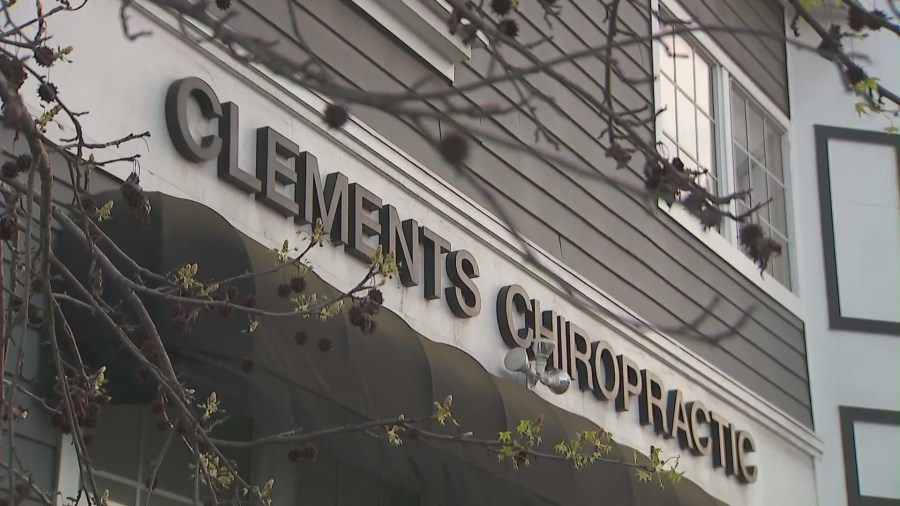 Clements Chiropractic clinic in Long Beach, California. (KTLA)