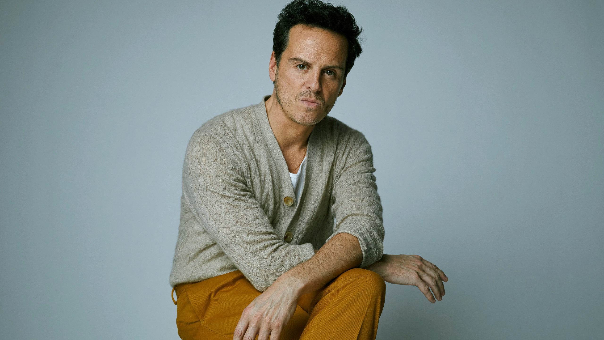 Andrew Scott poses for a portrait to promote the television miniseries "Ripley" on Tuesday, March 26, 2024, in New York. (Photo by Taylor Jewell/Invision/AP)