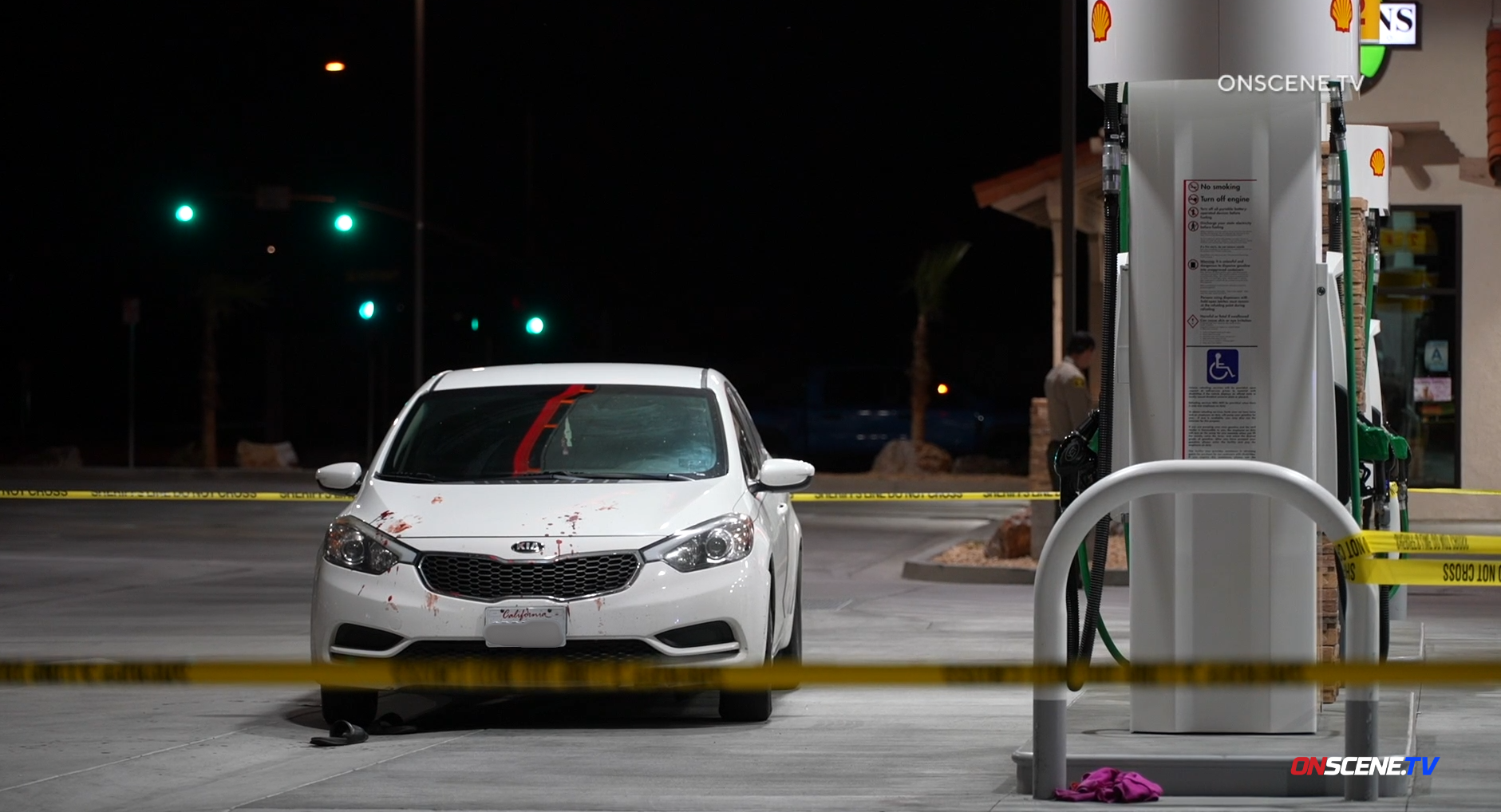 Woman shot at Apple Valley gas station