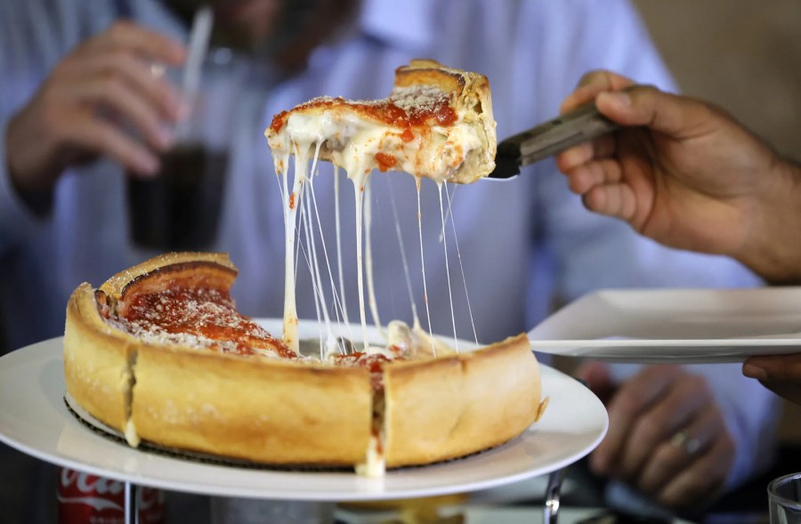 Chicago style pizza in California