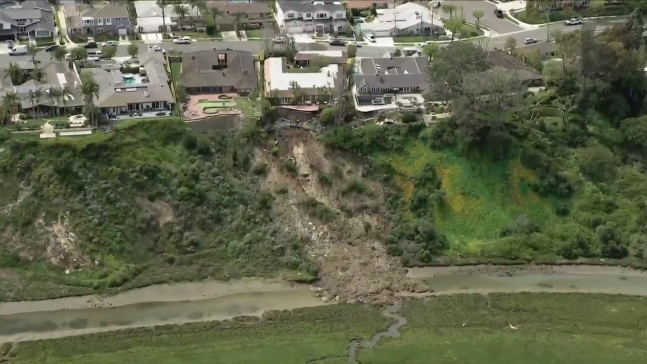 Newport Beach landslide