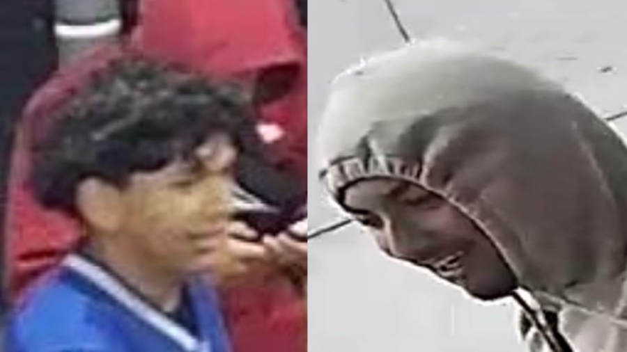 Suspects captured on security video who are wanted for a series of flash mob robberies targeting stores in L.A. County. (Los Angeles Police Department)