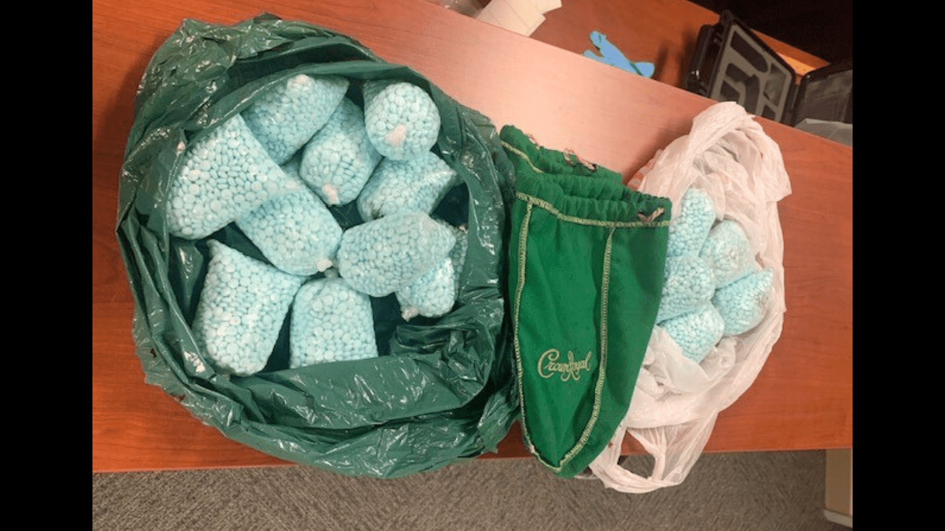 Fifteen people were arrested and $16 million worth of illegal drugs were seized during a massive cartel bust in Southern California in April 2024. (Riverside Police Department)