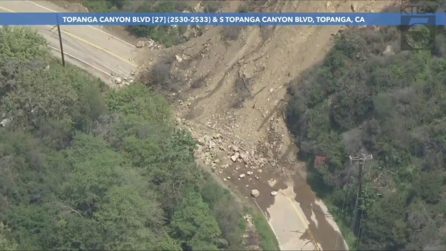 Topanga Canyon Landslide