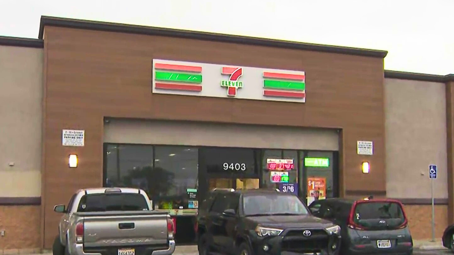 A 7-Eleven store in Bellflower was targeted in a series of robberies on May 20, 2024.