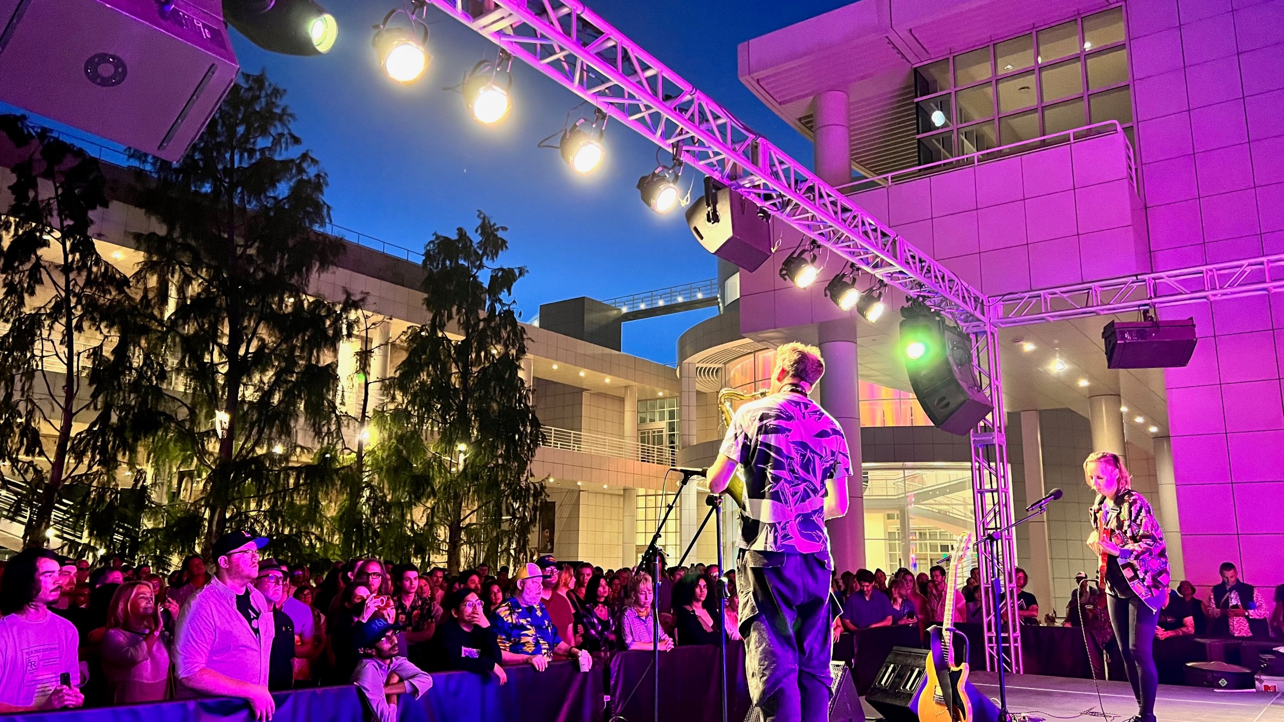 Musicians performing at the Getty Center’s free outdoor summer concert series, "Off the 405." (The Getty Center)