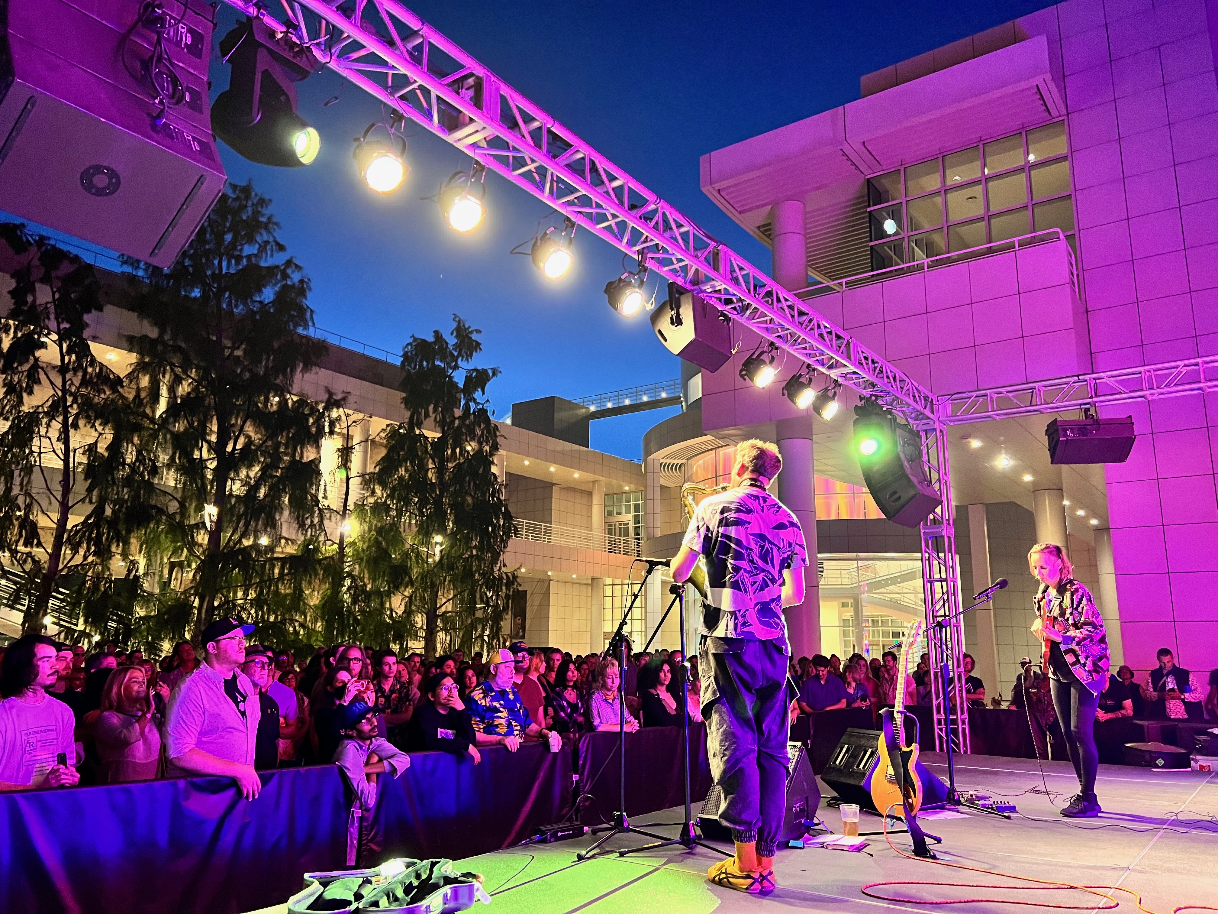 Musicians performing at the Getty Center’s free outdoor summer concert series, "Off the 405." (The Getty Center)