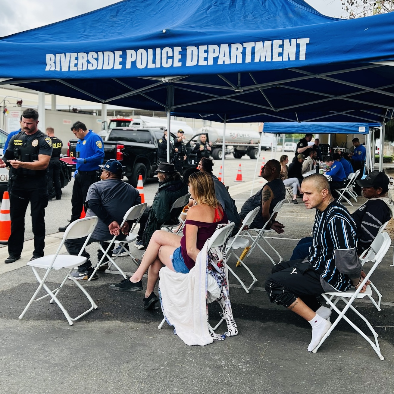 Police arrested 104 people during an undercover multi-day drug bust operation in Riverside County. (Riverside Police Department)