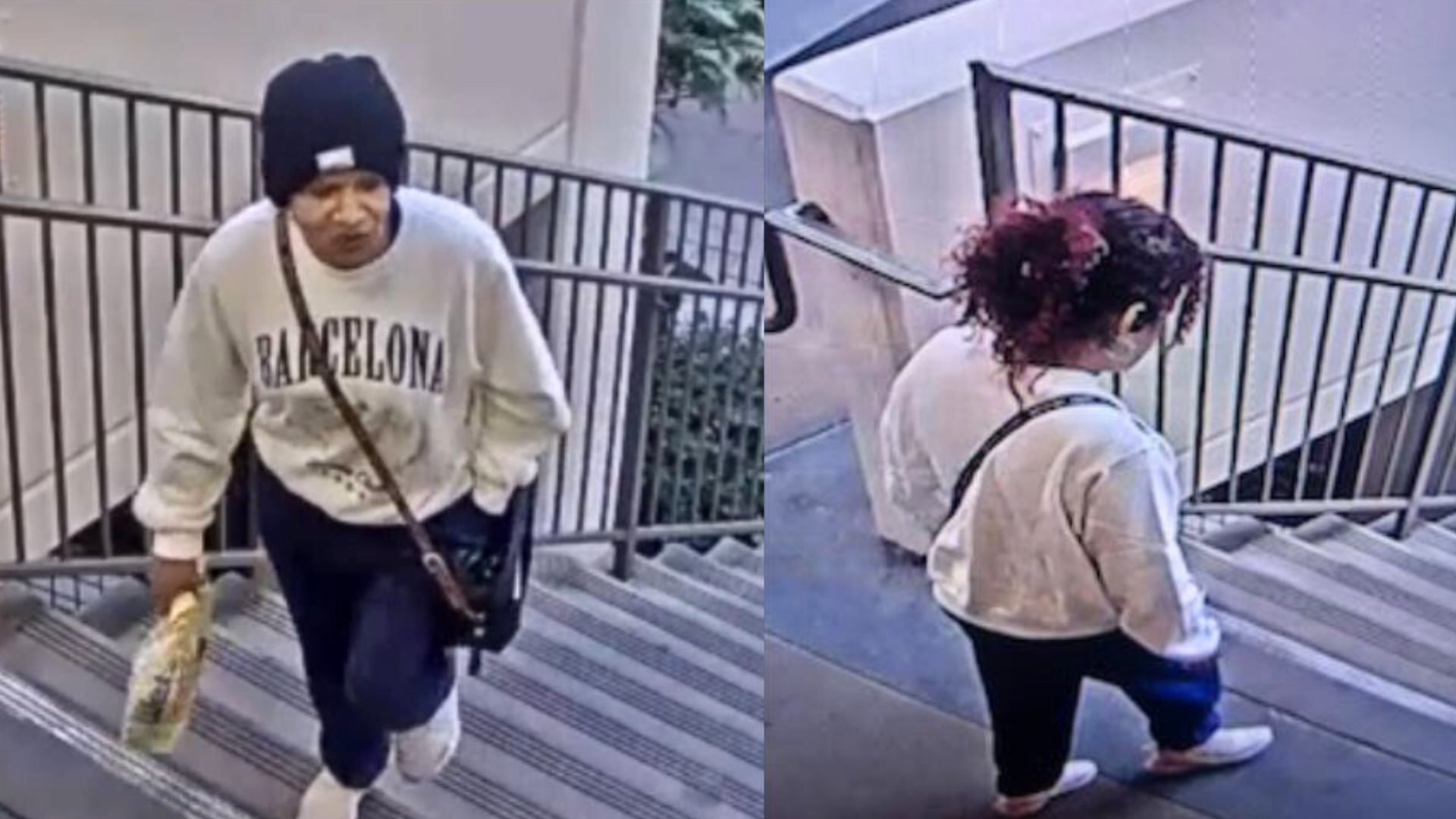 A suspect wanted for a theft targeting an athletic clothing store at the Irvine Spectrum mall. (Irvine Police Department)