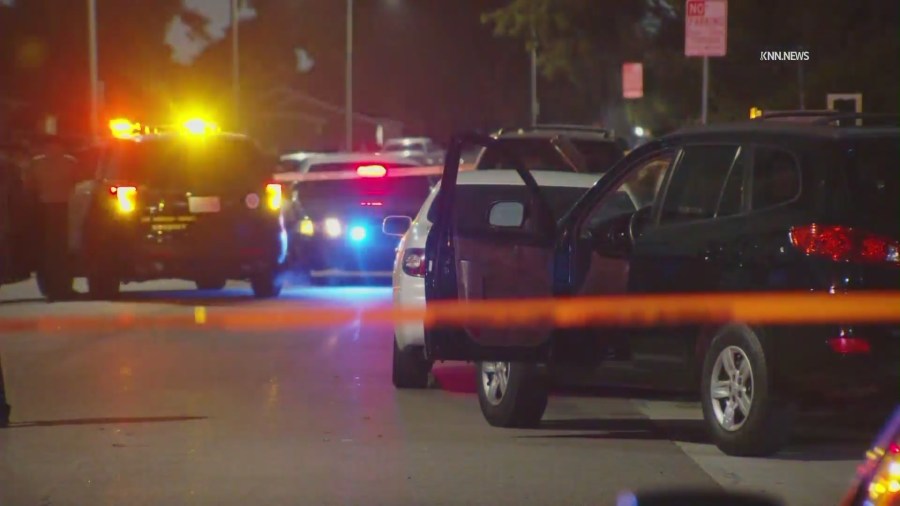 Detectives are investigating a woman who was killed in a drive-by shooting in Compton on May 27, 2024. (KNN)