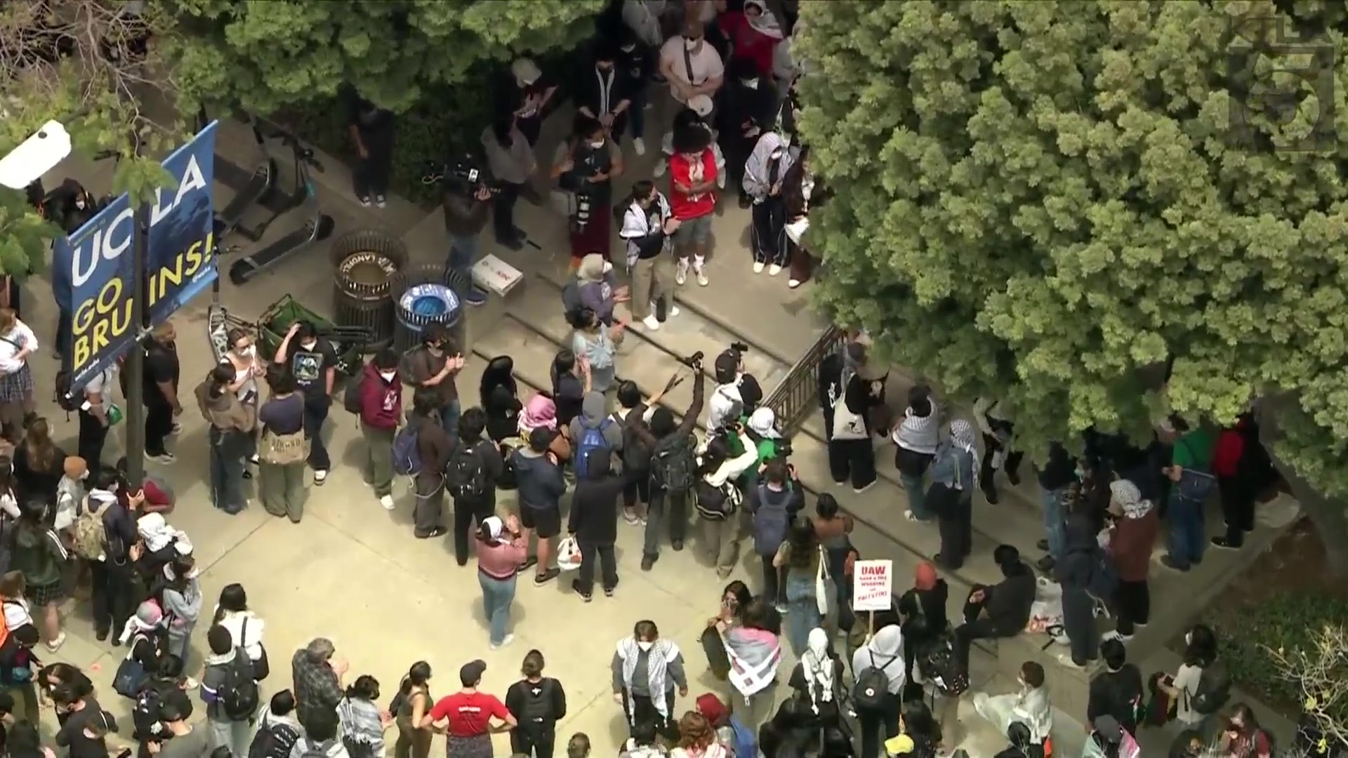 UCLA Encampment Crackdown