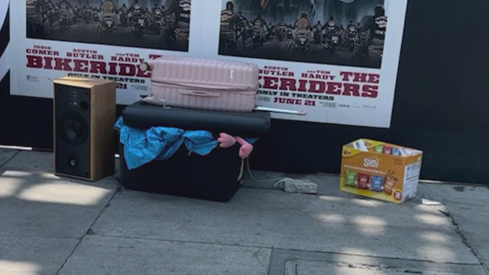 Luggage lost on flight American Airlines flight found in Hollywood homeless encampment