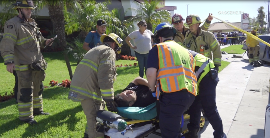 Wrong-way Tesla driver flips into oncoming O.C. traffic