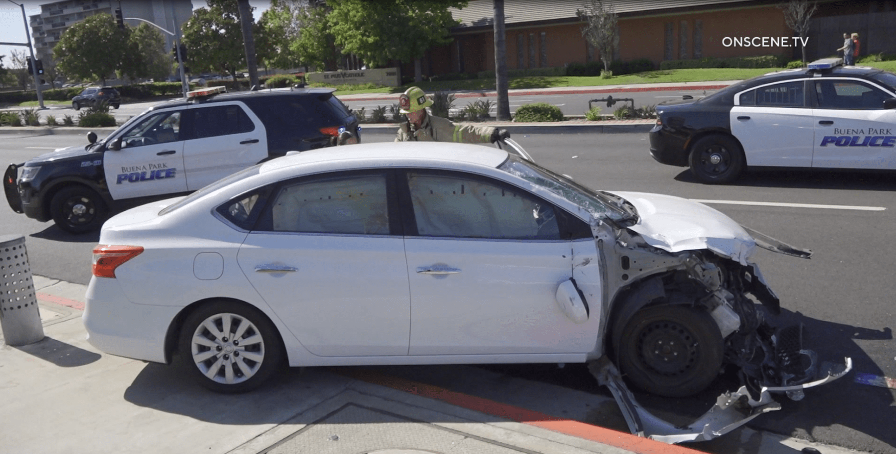 Wrong-way Tesla driver flips into oncoming O.C. traffic