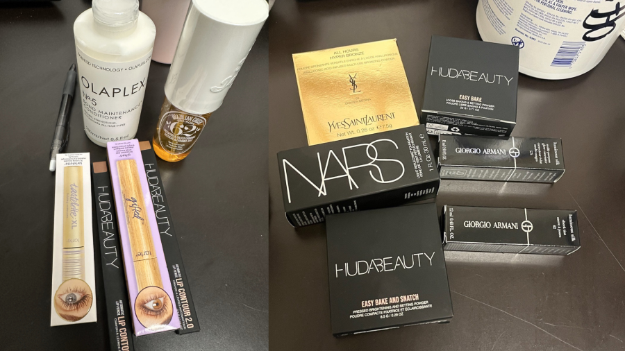 A variety of luxury beauty products were discovered during a large retail theft bust operation across San Bernardino County from May to June 2024. (San Bernardino County Sheriff's Department)