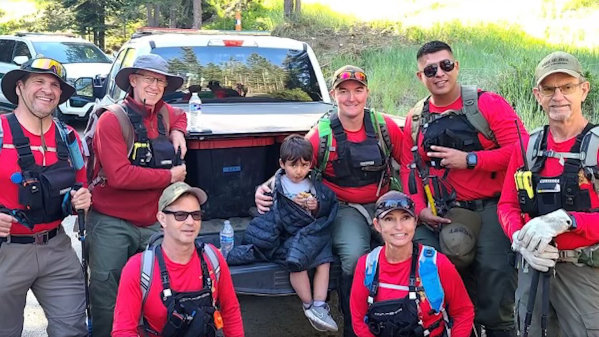 Over 50 search and rescue crew members, deputies and volunteers searched overnight to located the missing boy near the Rancheria Campground at Huntington Lake on June 21, 2024. (Fresno County Sheriff's Office)