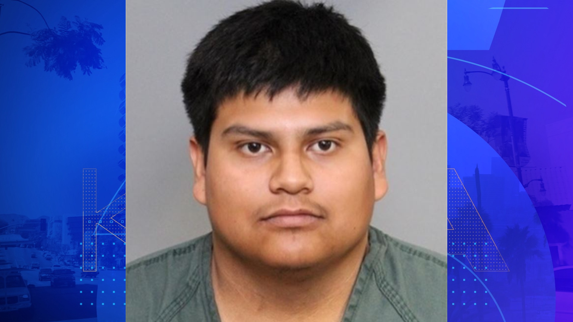 The suspect, Gabriel Gutierrez, 19, is seen in a booking photo from the Santa Ana Police Department.