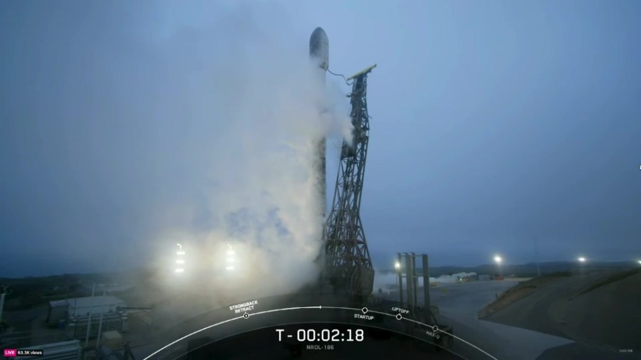 SpaceX launched a Falcon 9 rocket from Vandenberg Space Force Base in Southern California, carrying a payload for the National Reconnaissance Office, a government agency in charge of building U.S. spy satellites on June 28, 2024. (SpaceX)