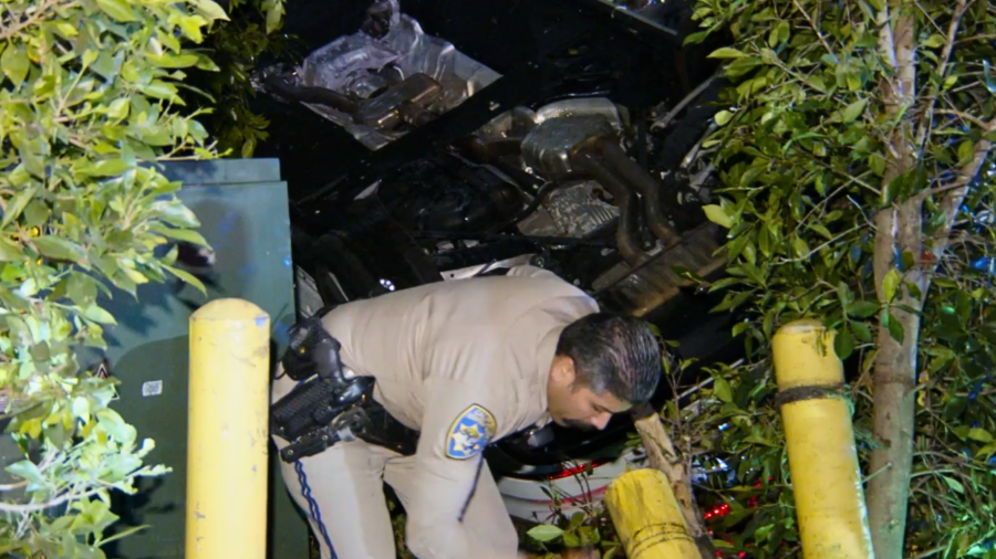 Speeding motorist crashes in Pico-Robertson