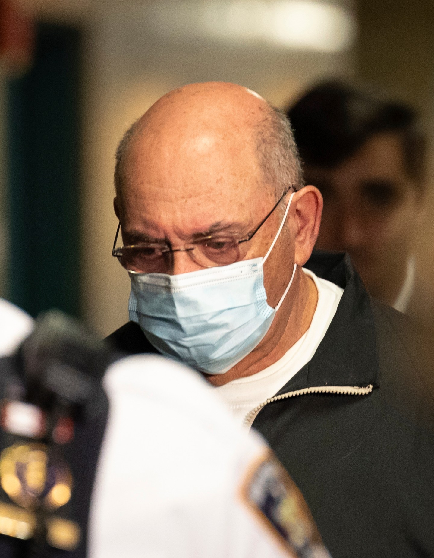 FILE - Allen Weisselberg, a former longtime executive in Donald Trump's real estate empire, arrives at the court in New York, Wednesday, April. 10, 2024. (AP Photo/Yuki Iwamura, File)