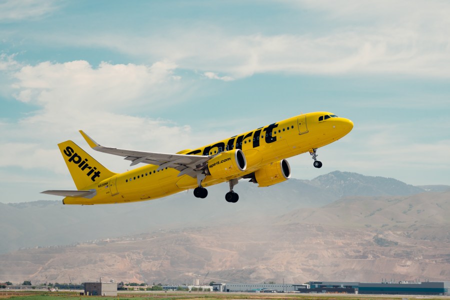 Undated promotional image from Spirit Airlines.