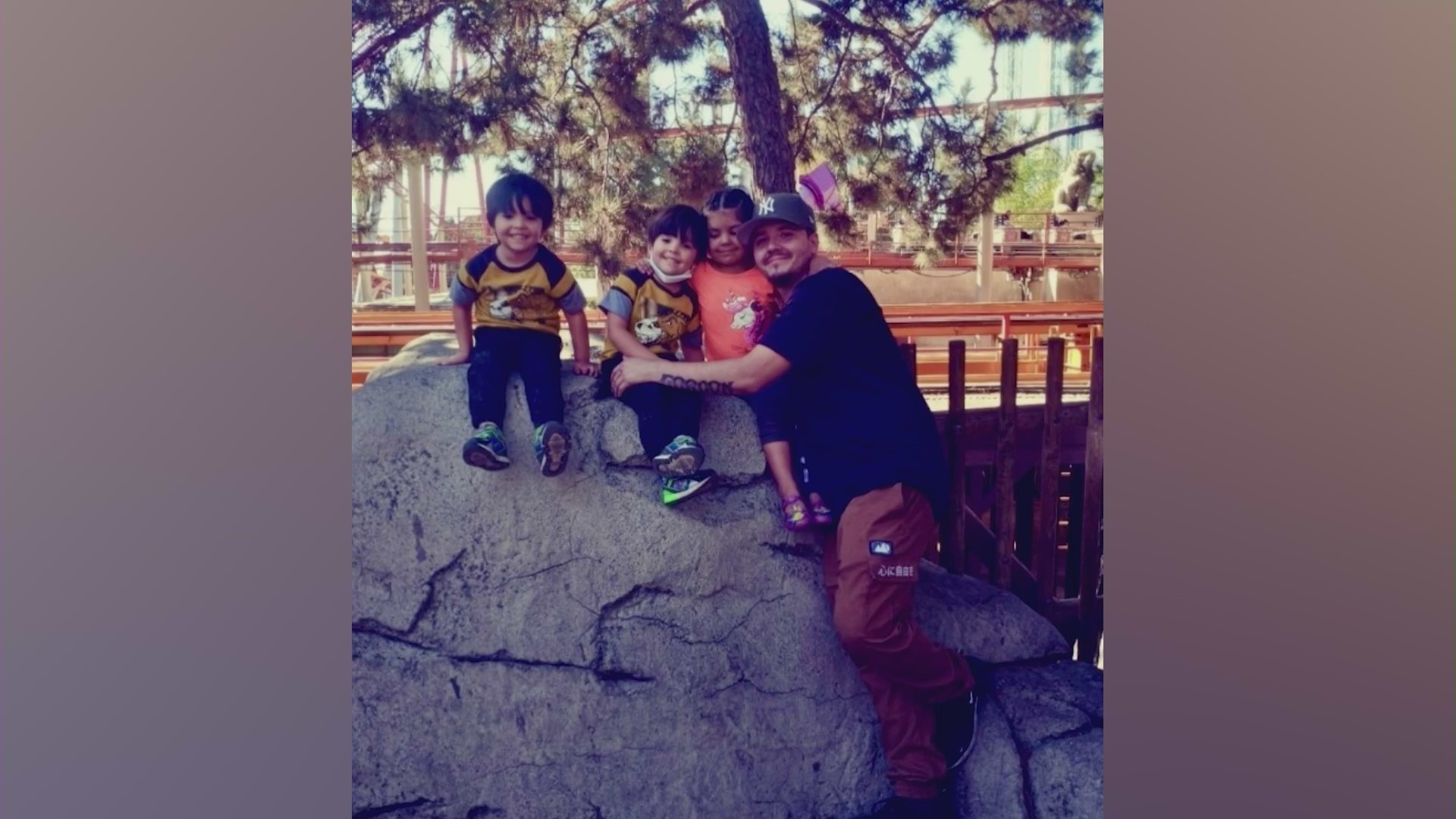 Anthony Brieno, 28, is seen with his children. (Brieno Family)