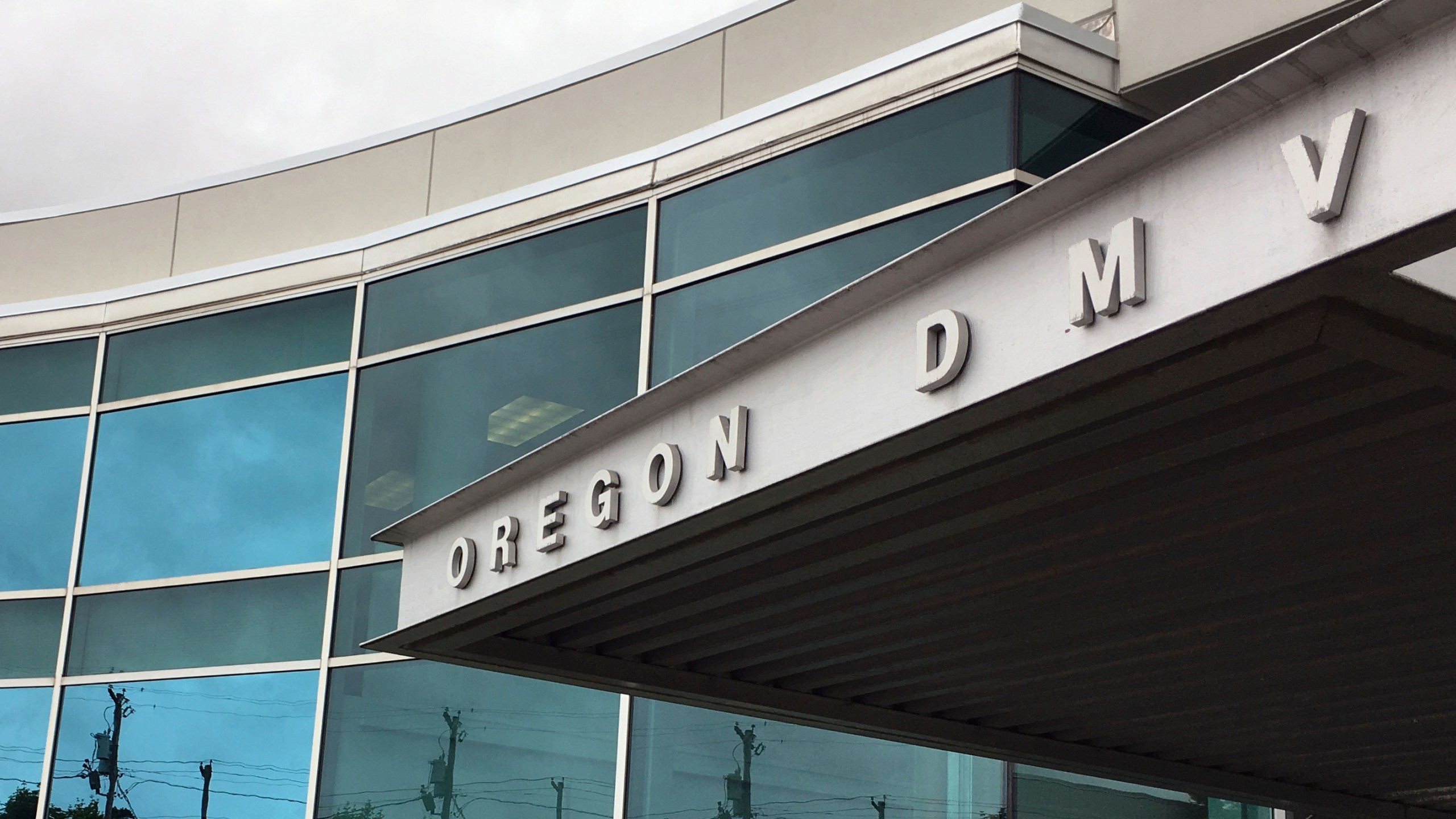 FILE - The headquarters of Oregon's Driver and Motor Vehicles Division is seen in Salem, Ore, June 15, 2017. (AP Photo/Andrew Selsky, File)