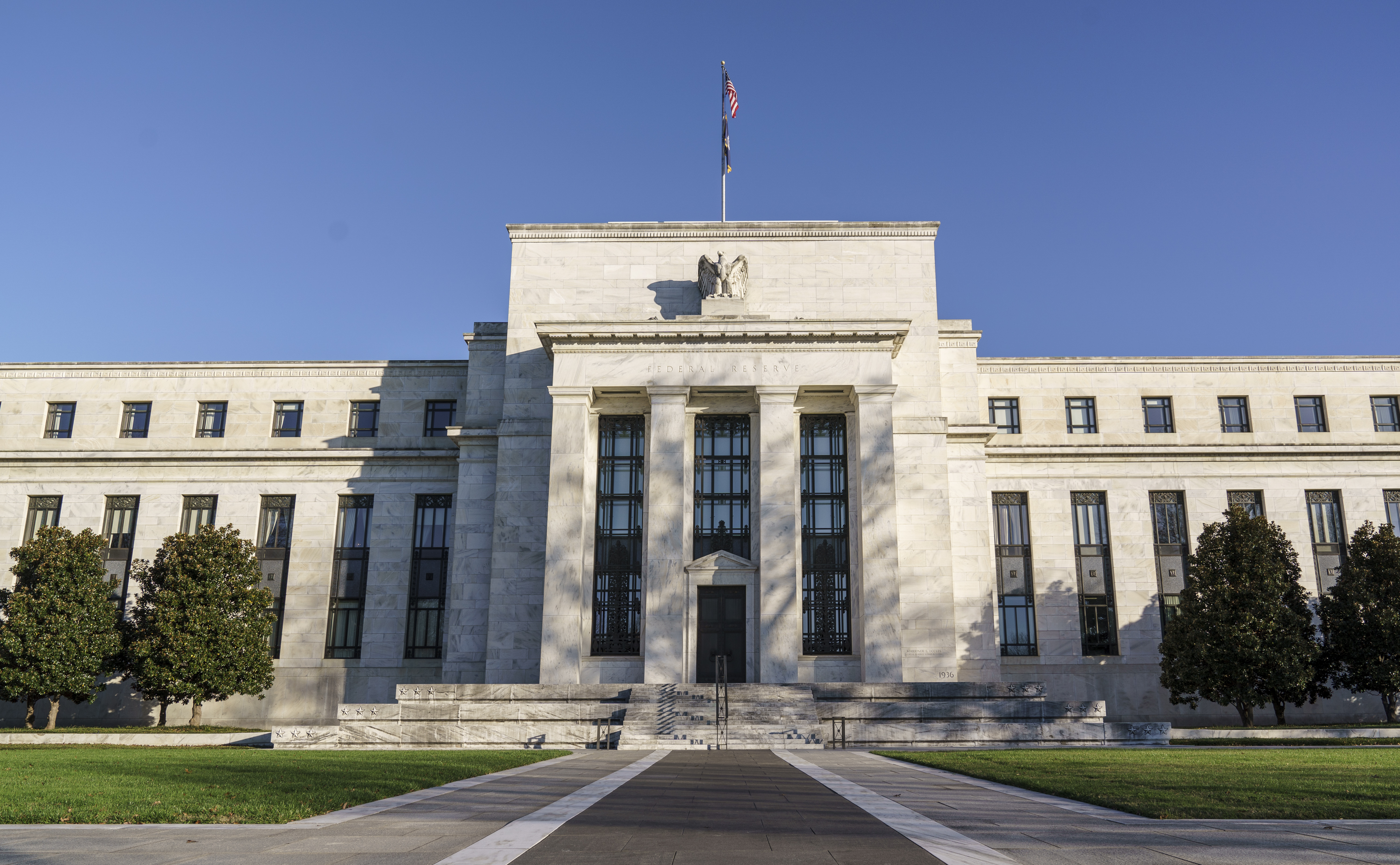 FILE - The Federal Reserve is in Washington is shown on Nov. 16, 2020. (AP Photo/J. Scott Applewhite, File)