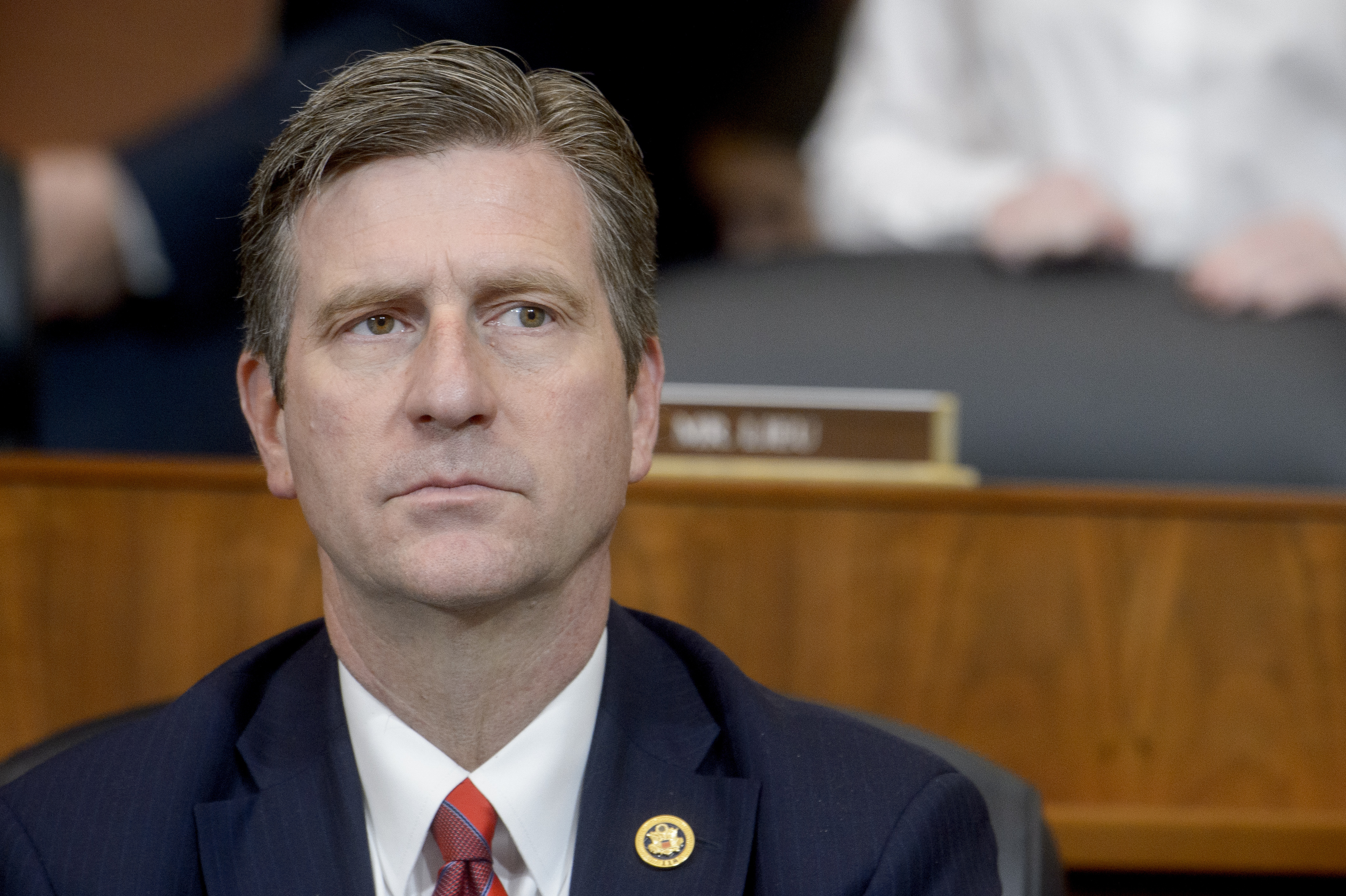 Rep. Greg Stanton, D-Ariz., attends a House Committee on Foreign Affairs hearing "An Assessment of the State Departments Withdrawal from Afghanistan by Americas Top Diplomat," on Capitol Hill, in Washington, Tuesday, Sept. 24, 2024. (AP Photo/Rod Lamkey, Jr.)