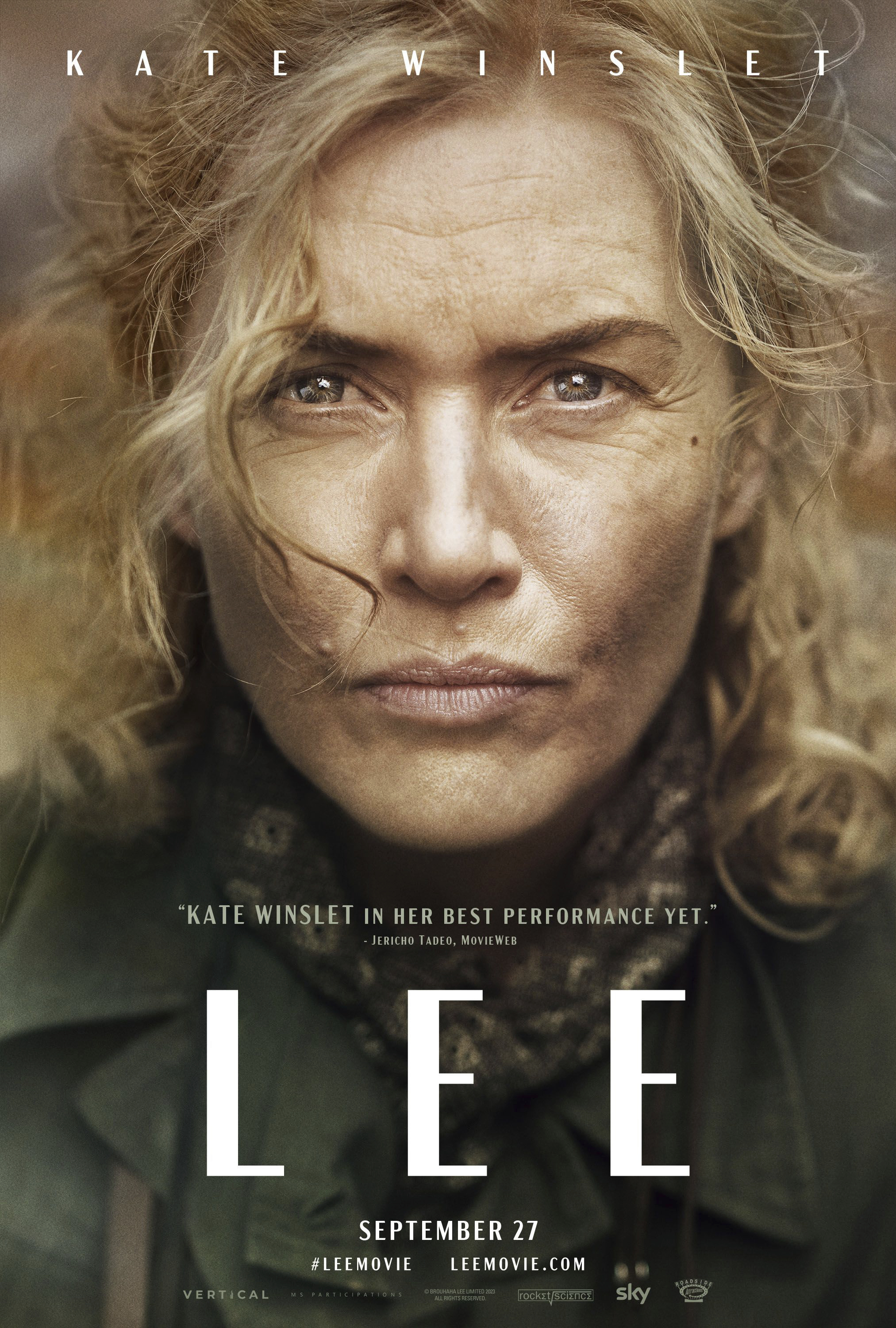 This image released by Roadside Attractions shows promotional art for the film "Lee," starring Kate Winslet. (Roadside Attractions via AP)