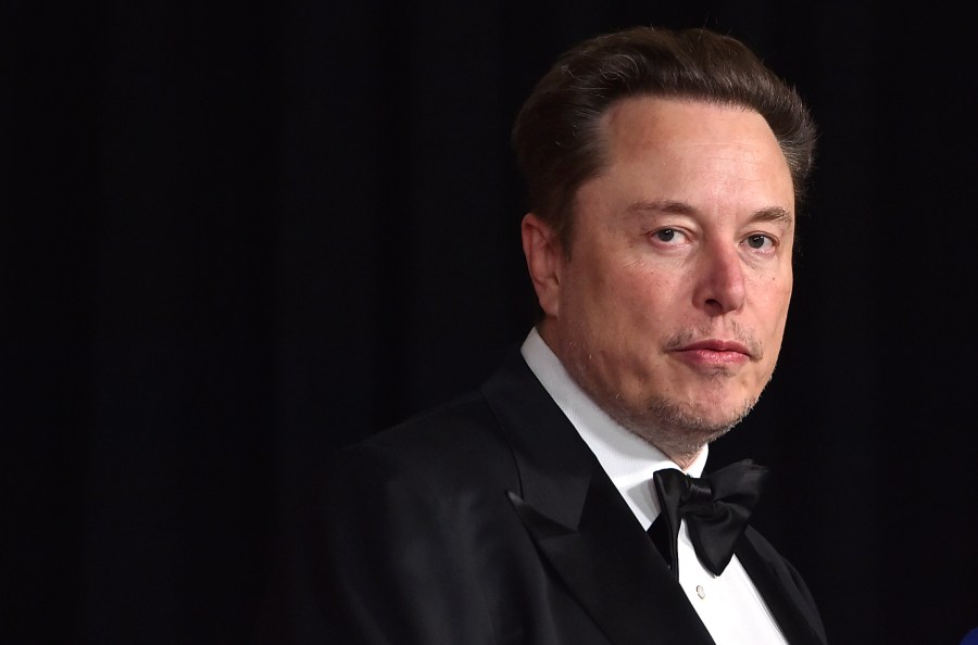 FILE - Elon Musk arrives at the 10th Breakthrough Prize Ceremony on April 13, 2024, at the Academy Museum of Motion Pictures in Los Angeles. (Photo by Jordan Strauss/Invision/AP, File)