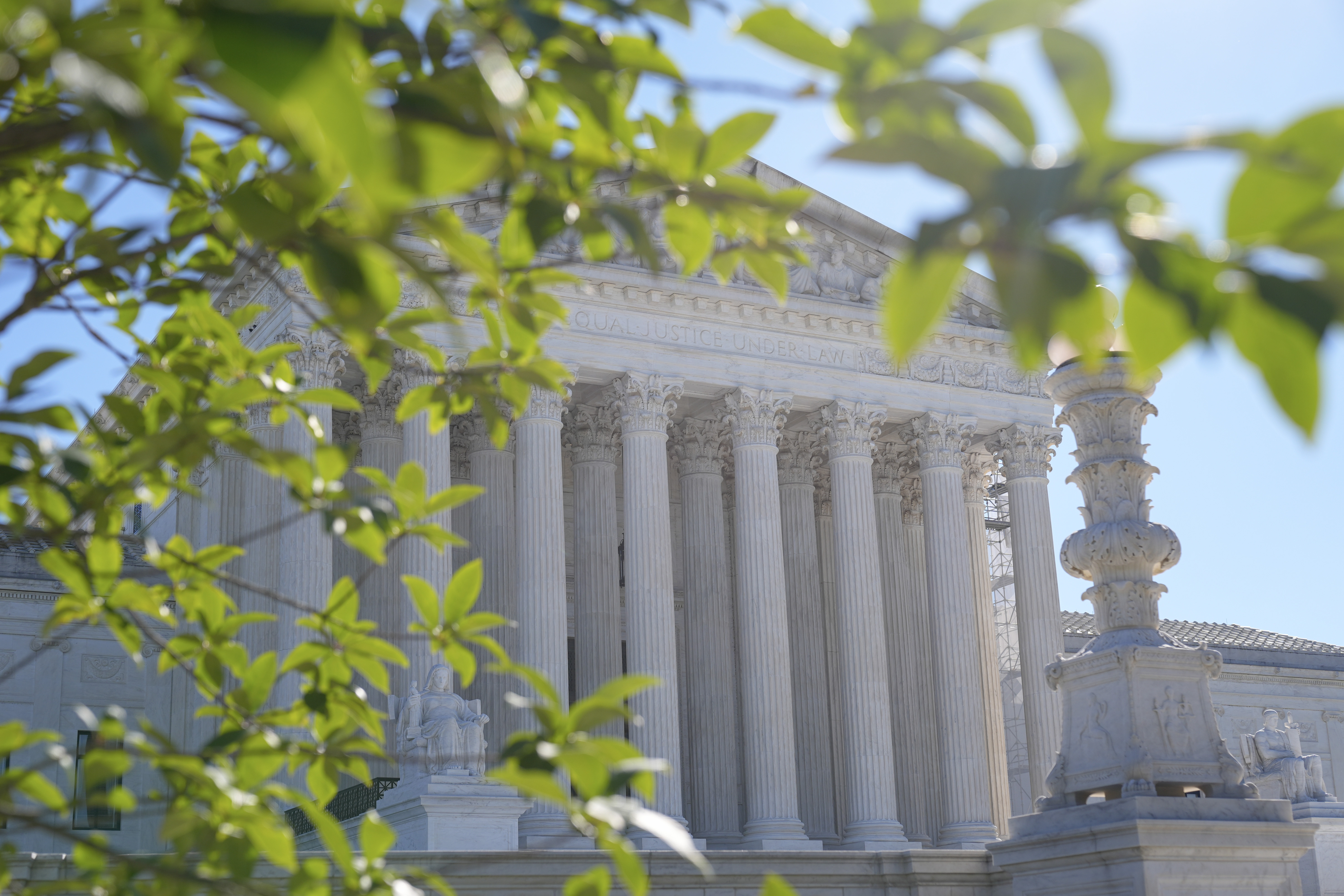 The Supreme Court is seen on Tuesday, Oct. 8, 2024, in Washington. (AP Photo/Mariam Zuhaib)