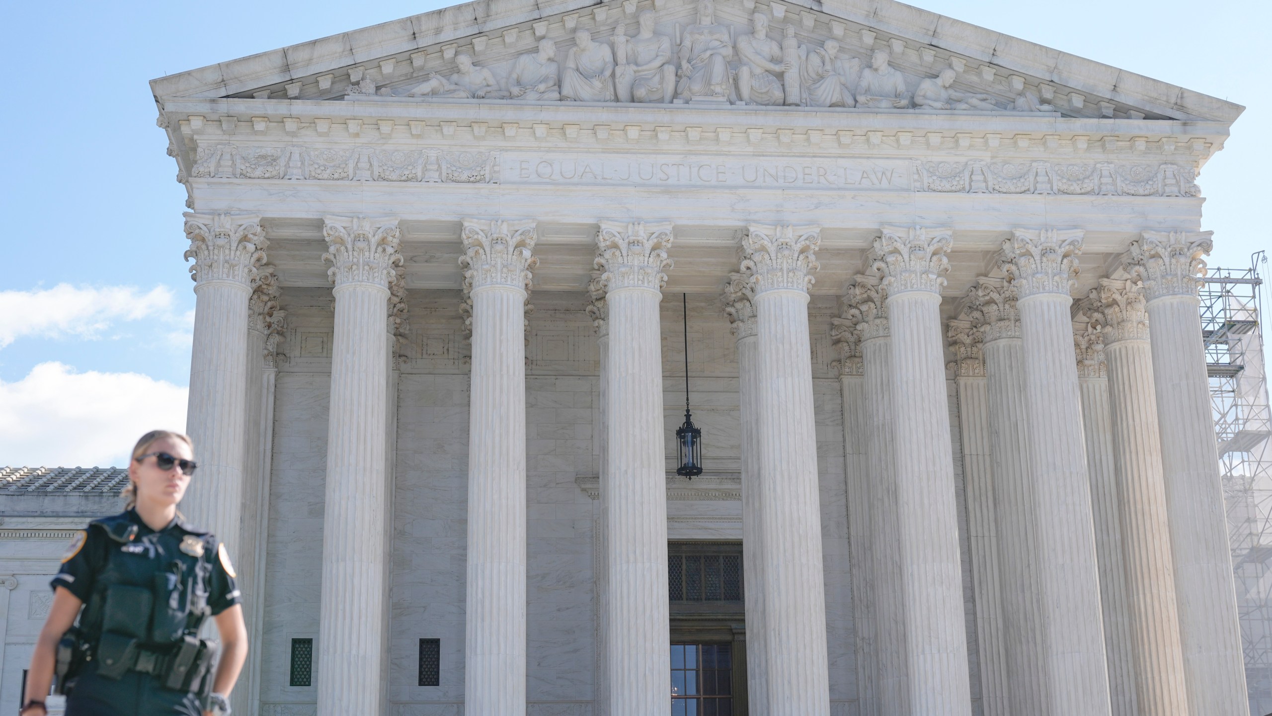 The Supreme Court is seen on Monday, Oct. 7, 2024, in Washington. (AP Photo/Mariam Zuhaib)